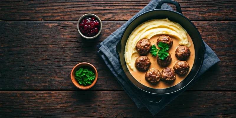 Švédské masové kuličky (Recept): Tradiční Köttbullar s omáčkou