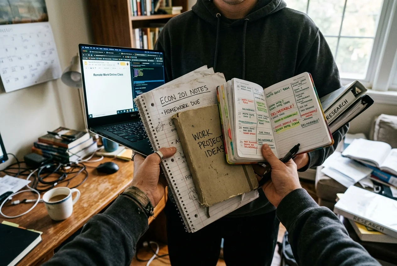 Grafické srovnání rozdílů mezi dálkovým, kombinovaným a prezenčním studiem.